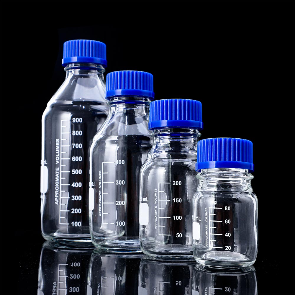 Reagent Bottle with Lid, High Borosilicate 3.3