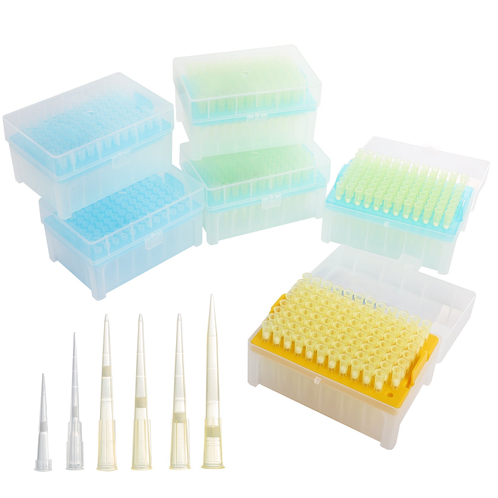Low Retention Racked Filtered Pipette Tips