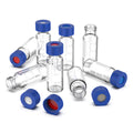 Screw Top Vial, 9mm 2mL, Clear Glass (Blue Cap)