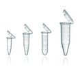 Snap-lock microcentrifuge tubes, 0.6ml, 1.5ml, 2.0ml and 5.0ml
